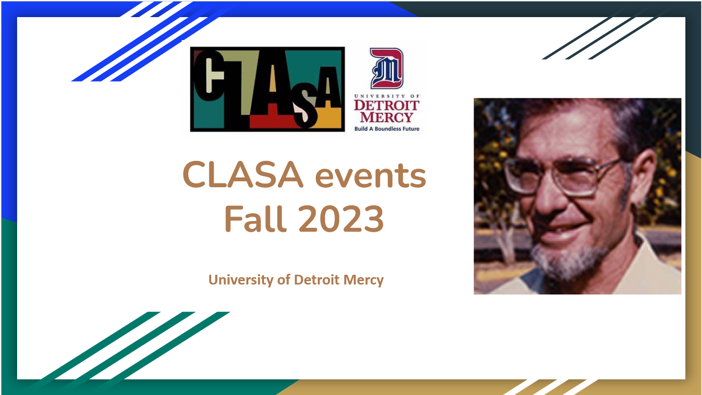 Opening Image for CLASA Fall 2023 Events with a photo of Fr. Carney.