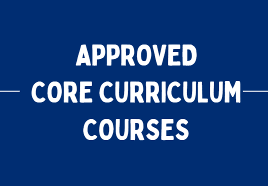 Approved Core Curriculum Courses