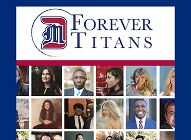 a screenshot of many alumni on zoom for forever titans