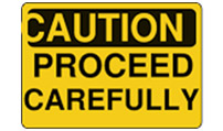 safety concerns sign
