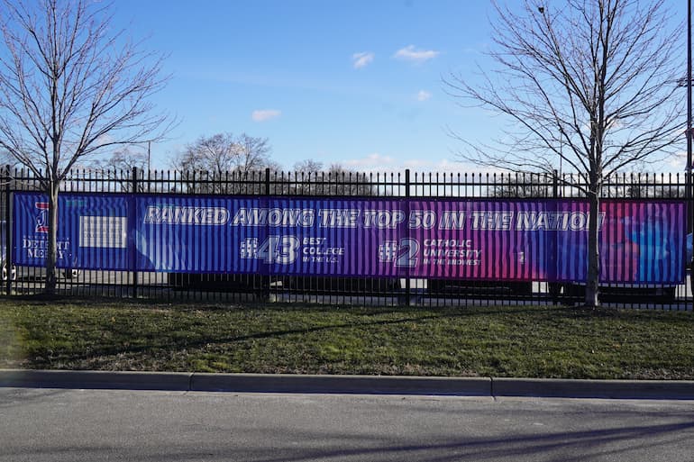 fence sign