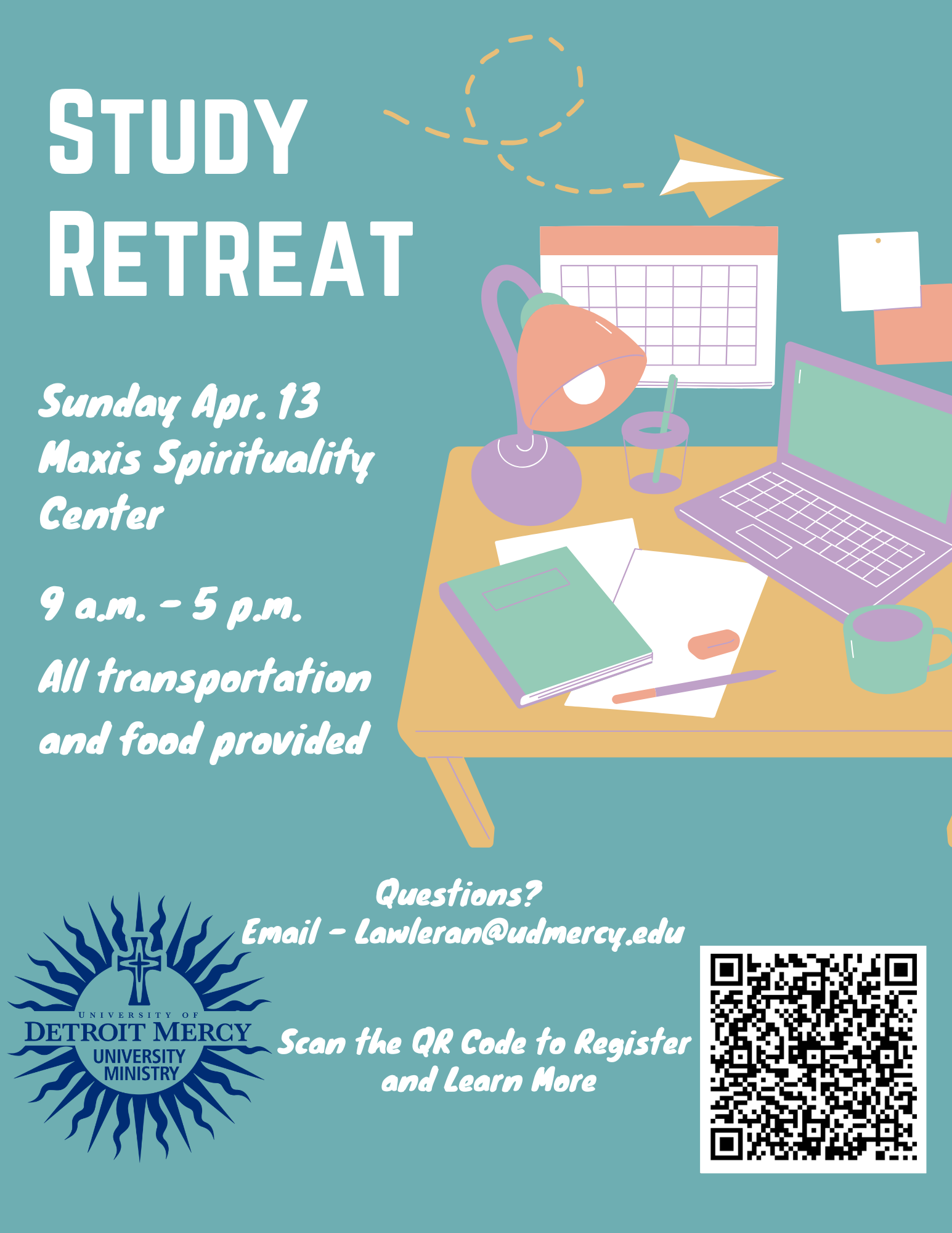 Study Retreat Flyer