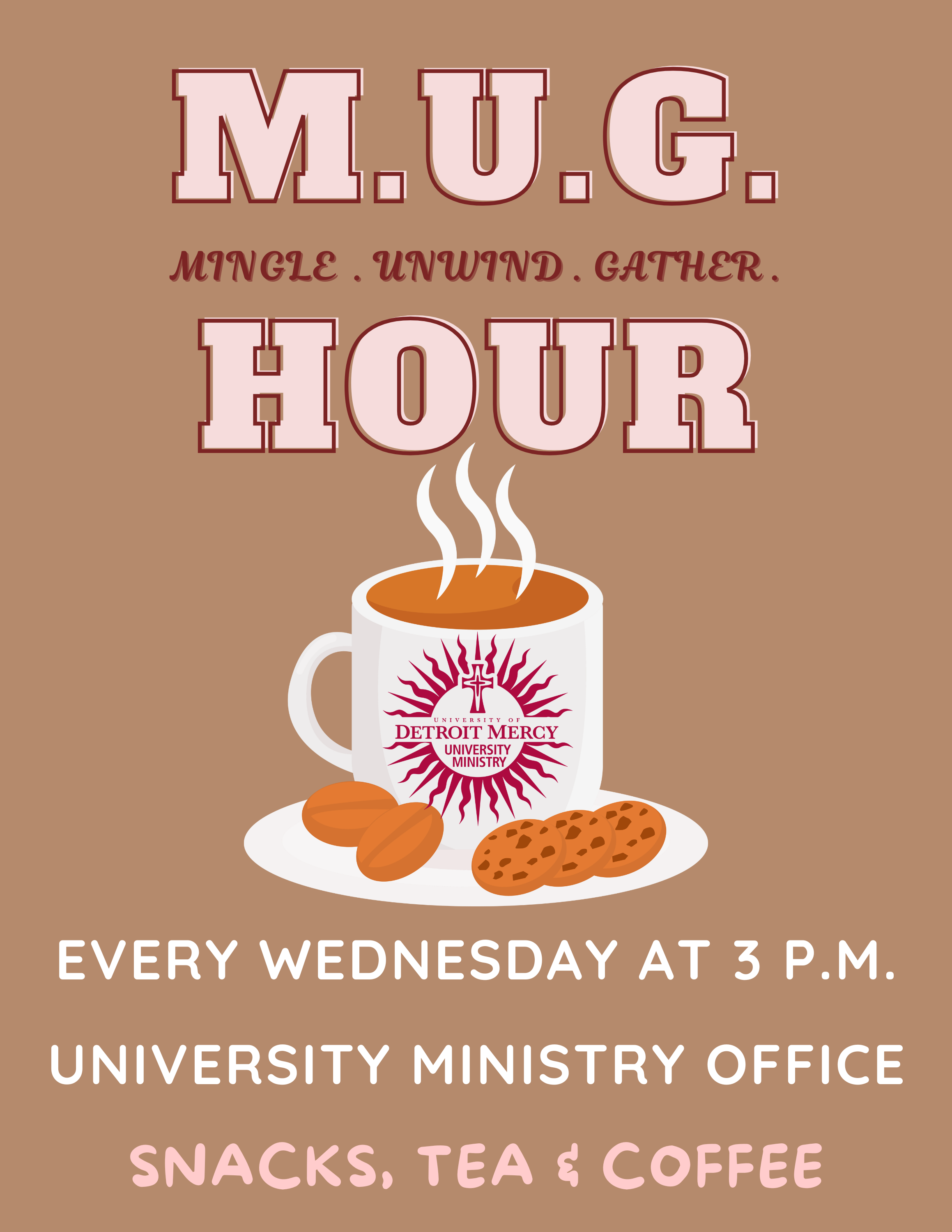 Flyer with Ministry Logo and MUG Hour Info