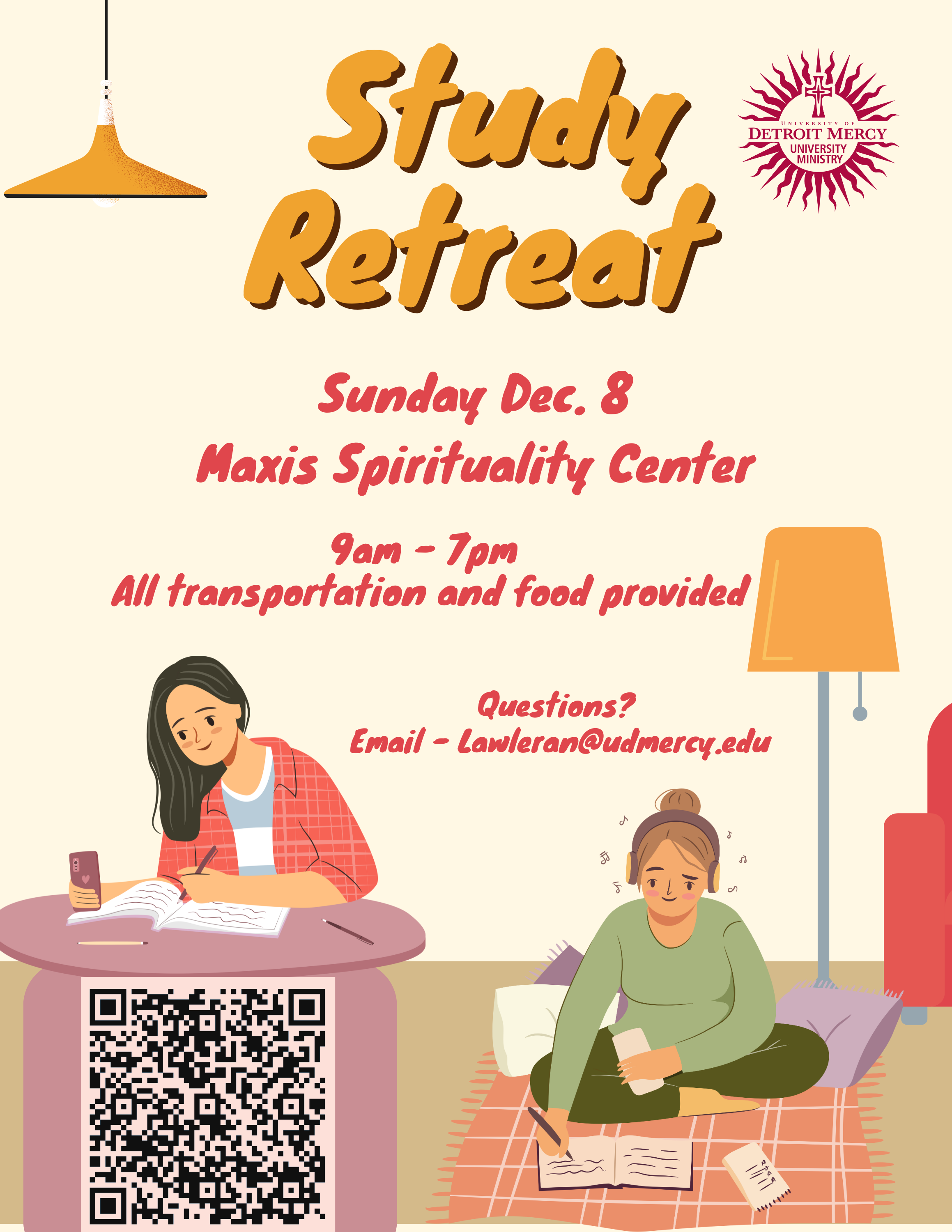 Study Retreat Flyer