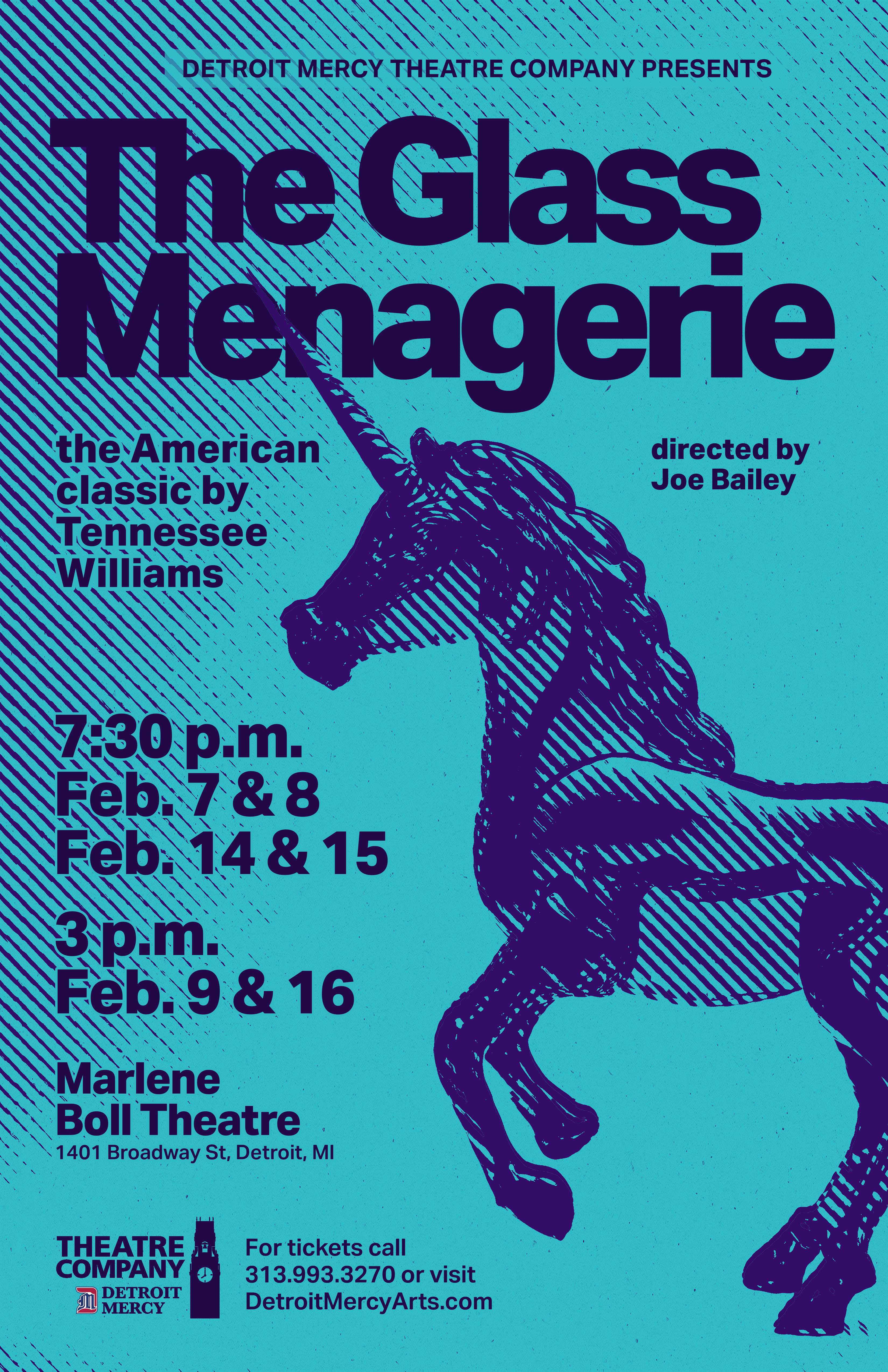 DMTC poster for The Glass Menagerie