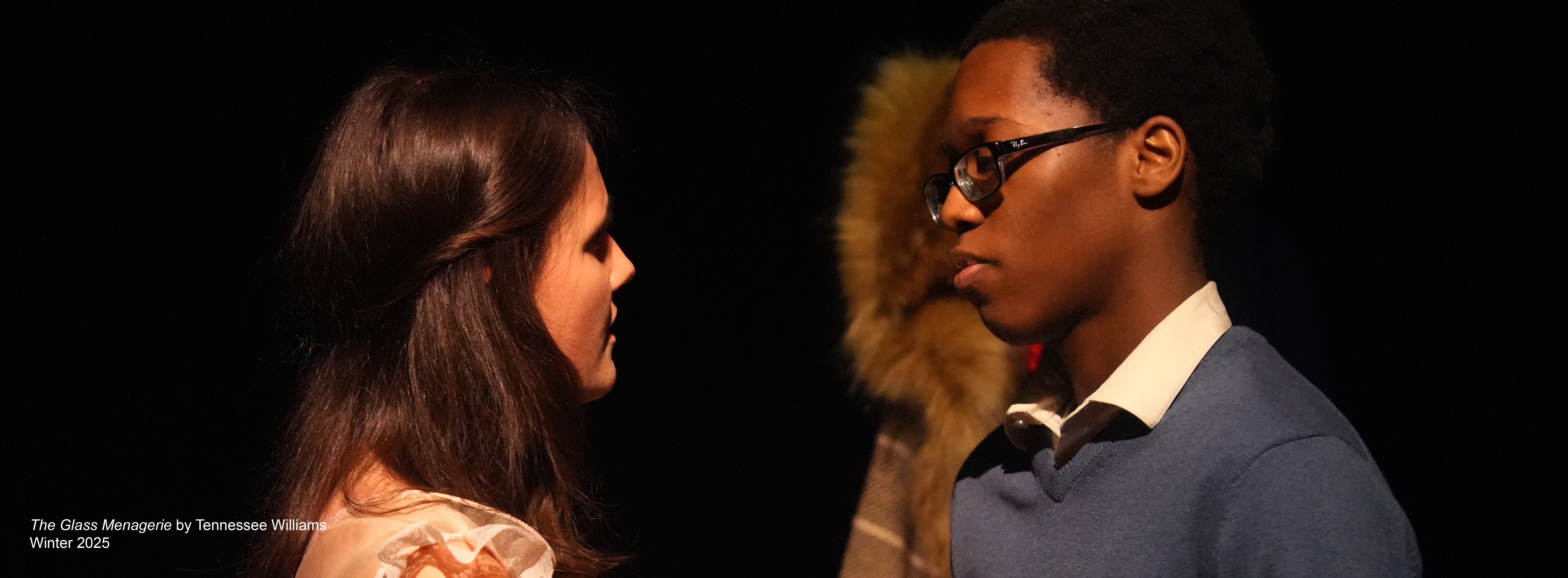 Two actors talk to each other